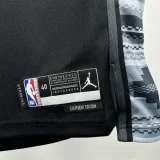22-23 SA Spurs FOX #4 Black Top Quality Hot Pressing NBA Jersey (Trapeze Edition)飞人版