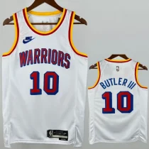 24-25 WARRIORS BUTLERII #10 White Retro Top Quality Hot Pressing NBA Jersey