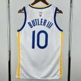22-23 WARRIORS BUTLERI #10 White Top Quality Hot Pressing NBA Jersey (V领)