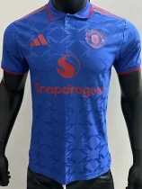 25-26 Man Utd Blue Special Edition Player Version Training Shirts