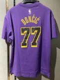 24-25 Lakers DONCIC #77 Purple High Quality Casual T-shirt