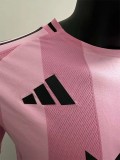 25-26 Inter Miami Home Long Sleeve Player Version Soccer Jersey (长袖球员)