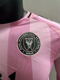 25-26 Inter Miami Home Long Sleeve Player Version Soccer Jersey (长袖球员)