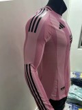 25-26 Inter Miami Home Long Sleeve Player Version Soccer Jersey (长袖球员)