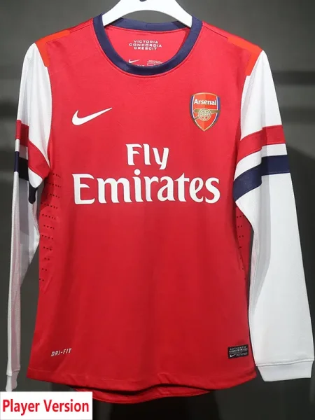 2012-2013 ARS Home Player Version 长袖球员 Long Sleeve Retro Soccer Jersey