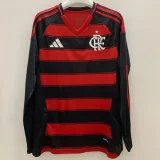 25-26 Flamengo Home Long Sleeve Soccer Jersey(长袖)
