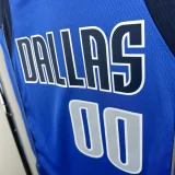 22-23 Dallas Mavericks CHRISTIE #00 Blue Top Quality HotPressing NBA Jersey(V领)