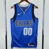 22-23 Dallas Mavericks CHRISTIE #00 Blue Top Quality HotPressing NBA Jersey(V领)