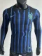 25-26 INT Blue Black Special Edition Long Sleeve Player Version Soccer Jersey (长袖球员)