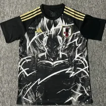 25-26 Japan Black Special Edition Fans Soccer Jersey*金边赛亚