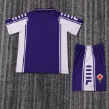 1999-2000 Fiorentina Home Kids Retro Soccer Jersey