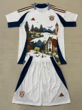 25-26 Bayern White Special Edition Kids Soccer Jersey