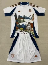 25-26 Bayern White Special Edition Kids Soccer Jersey