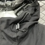 24-25 PSG Jordan Cotton Thickened warm Black Outdoor Jackets #P2加棉冲锋衣
