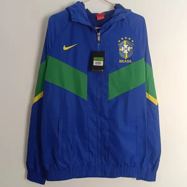 24-25 Brazi1 Blue Windbreaker