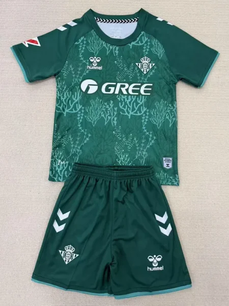 25-26 Real Betis Dark Green Kids Soccer Jersey