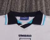 1996 England Home Kids Retro Soccer Jersey