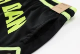 A2438 Jordan Green Black Casual Short Pants
