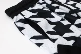 C2446 Jordan Black White Casual Short Pants
