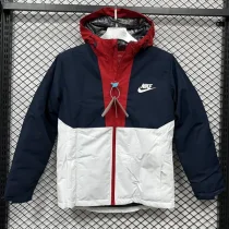 2025 NK Cotton Thickened warm Blue White Outdoor Jackets #P6加棉冲锋衣