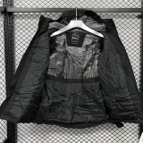 2025 NK Cotton Thickened warm Black Outdoor Jackets #Pó加棉冲锋衣