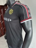 1998-1999 Man Utd Black Retro Soccer Jersey