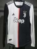 2019-2020 JUV Home Player Version 长袖球员 Long SleeveRetro Soccer Jersey