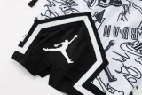 C2441 Jordan White Casual Short Pants