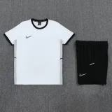 2025 NK White Training Short Suit #NDO8