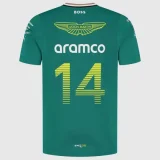 2024 Fl Aston Martin #l4 Green Racing Suit (圆领)