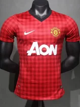 2012-2013 Man Utd Home Player Version 球员Retro SoccerJersey