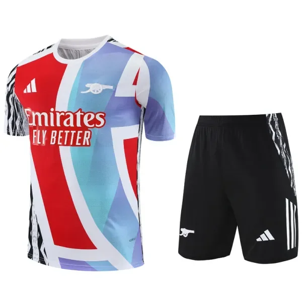 25-26 ARS White Training Short Suit