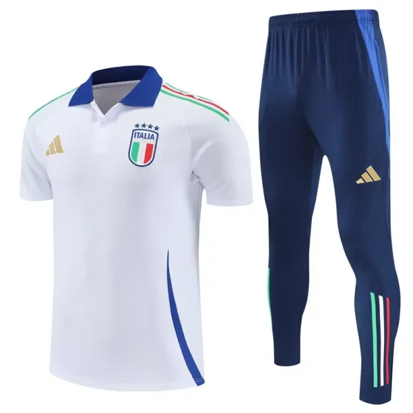 25-26 ltaly White Polo Tracksuit