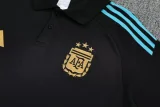 25-26 Argentina Black Polo Tracksuit