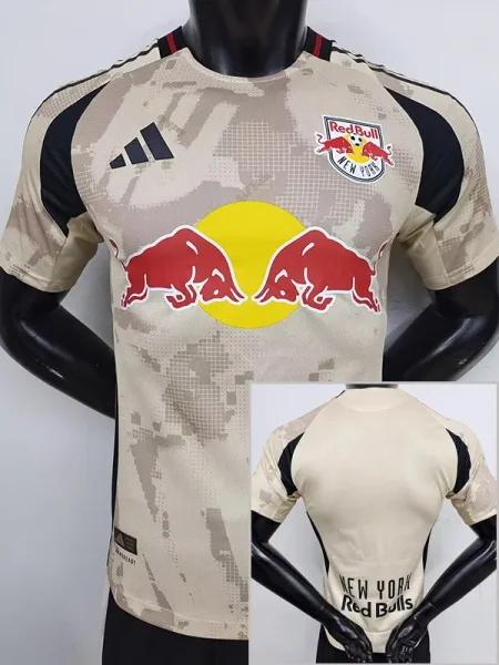 25-26 New York Red Bulls Away Player Version Soccer Jersey