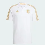 25-26 Tigres UANL White Polo short Sleeve