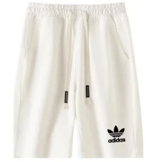 2025 AD White Pure Cotton Fabric Casual Short Pants