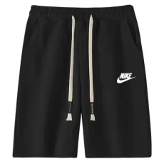 2025 NK Black Pure Cotton Fabric Casual Short Pants
