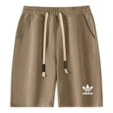 2025 AD Brown Pure Cotton Fabric Casual short Pants
