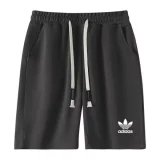 2025 AD Light black Pure Cotton Fabric Casual short Pants *黑
