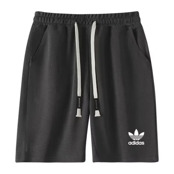 2025 AD Light black Pure Cotton Fabric Casual short Pants *黑