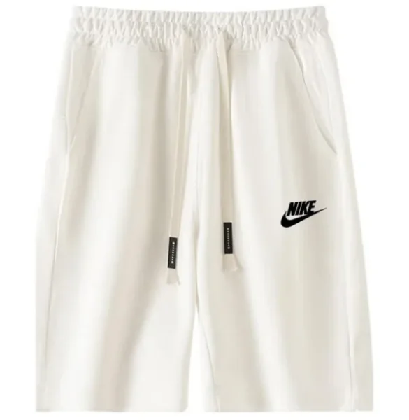 2025 NK White Pure Cotton Fabric Casual Short Pants