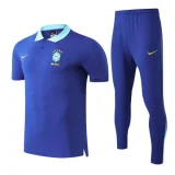 25-26 Brazil Fancy blue Polo Tracksu