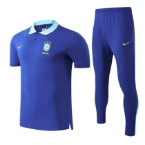 25-26 Brazil Fancy blue Polo Tracksu
