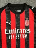 25-26 ACM Red Black Fans Soccer Jersey