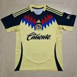 25-26 Club America Light Yellow Fans Soccer Jersey*浅黄
