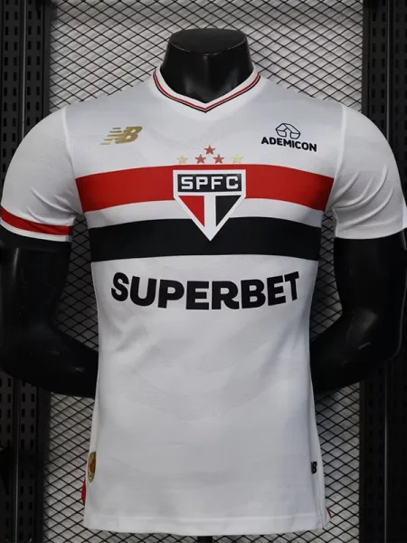 25-26 Sao Paulo Home Player Version Soccer Jersey