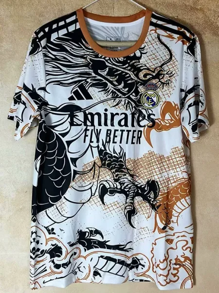25-26 RMA Orange Special Edition Fans Training shirts *橙龙