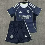 25-26 RMA  Away Kids Soccer Jersey