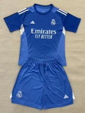 25-26 RMA Blue GoalKeeper Kids Soccer Jersey